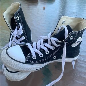 black high top converse